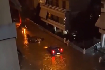 Zastrašujući snimci iz Grčke: Potop u Atini i Solunu (VIDEO)