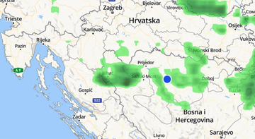 Pratite uživo kako se nevrijeme približava BiH: Stiže ubrzo