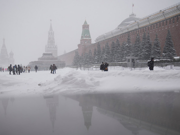 Rekordni snježni nanosi u Moskvi
