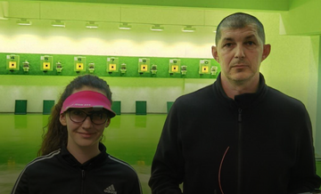 Predrag i Sofija Rakić osvojili prvo mjesto na Prvenstvu BiH u streljaštvu u Sarajevu