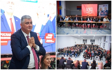Prepun Dom kulture u Velikoj Obarskoj na tribini SNSD-a, Milovanović pozdravljen velikim aplauzom (FOTO)