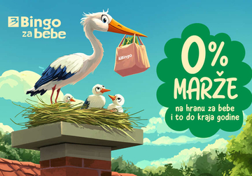 “Bingo za bebe” treću godinu zaredom donosi 0% marže na hranu za najmlađe!