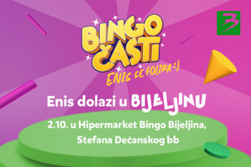 Bijeljina je prvi grad u kojem Bingo časti i Enis se folira