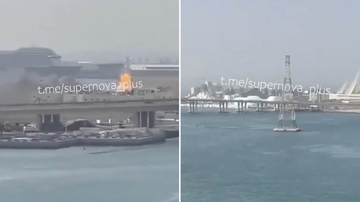 Nova katastrofa u Abu Dabiju: Iranski dronovi eksplodirali kod luksuznog kruzera, zarobljene porodice sa djecom (Video)