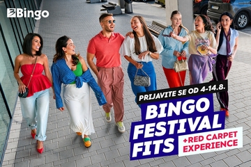 Otvorene prijave za Bingo Festival Fits: Odaberite outfit s omiljenim influencerom i zablistajte na Crvenom tepihu Sarajevo Film Festivala