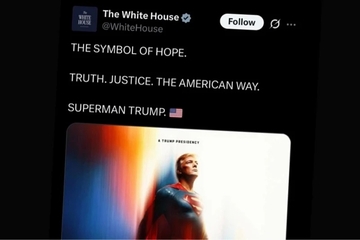 Trump kao Superman: Bijela kuća podiže promociju predsednika na viši nivo