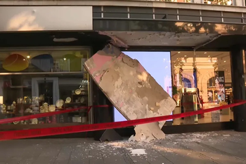 Srušio se dio nadstrešnice u centru Beograda