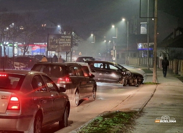 Udes u Bijeljini izazvao velike gužve