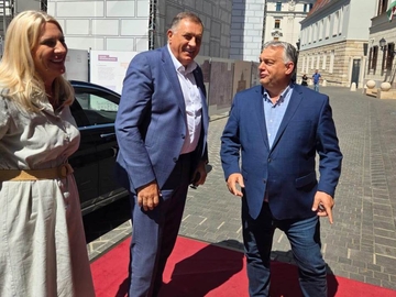 Dodik i Cvijanovićeva u posjeti Orbanu