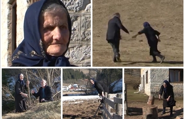 Super baka Ivanka osvojila region: U 92. godini trči, preskače ograde i cijepa drva (VIDEO)