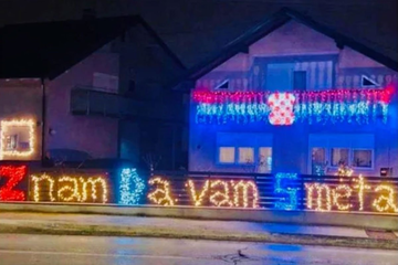 Stigla reakcija na provokaciju: Presječene žice, više ne svijetli "Znam Da vam Smeta"