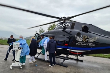 Trudnica iz Sarajeva helikopterom Helikopterskog servisa Republike Srpske hitno prebačena u Zagreb