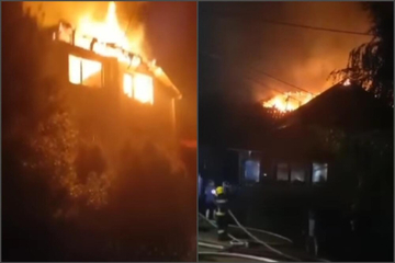 Dramatično nevrijeme: Grom izazvao požar na tri kuće /VIDEO/