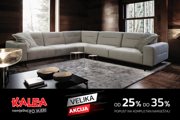 Zimska čarolija sniženja u KALEA salonima od 25% do 35% na kompletan namještaj (FOTO)
