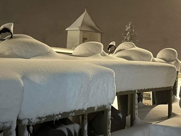 Snijeg i dalje intenzivno pada u Alpima, Hrvatskoj prijeti kataklizma