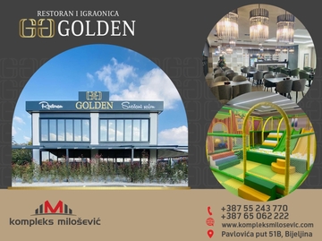 OTVOREN “GOLDEN” Savršen spoj restorana, kafe bara i igraonice - Kompleks “Milošević” ne prestaje da raste (FOTO)