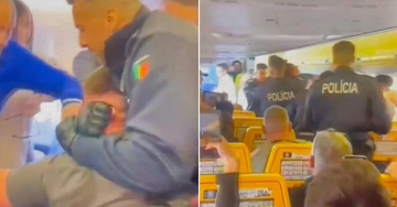 (VIDEO) U avionu Ryanaira izbila žestoka tuča, kapetan se razbjesnio pa preusmjerio let: Svi su uhapšeni!