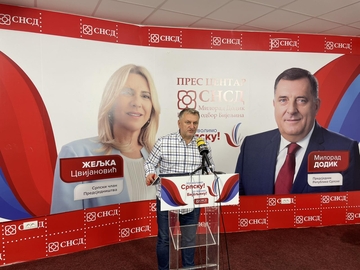 Milić: Cvijanovićeva u Bijeljini ima 4.000 glasova više od Šarovića
