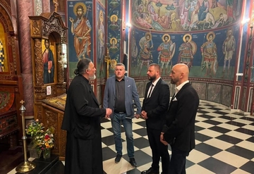Nešković i Kojadinović u posjeti hramu u Ljubljani:  Pravoslavna vjera vijekovima čuva i okuplja srpski narod