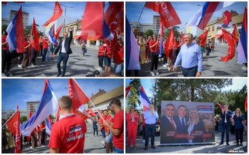 Bijeljinski SNSD: Danas drugi počinju kampanju, mi nastavljamo sa radom (FOTO)