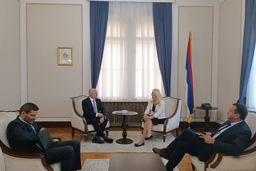 Željka Cvijanović razgovarala sa Džonom Ginkelom: Hvala Trampovoj administraciji