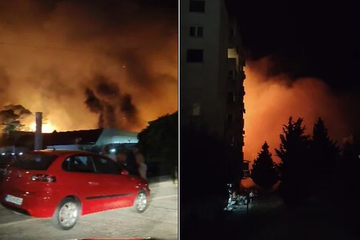 Veliki požar u Sutomoru, vatrena stihija stigla nadomak kuća i apartmana