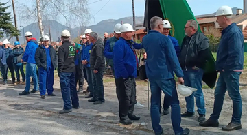 NOVI PROTEST Rudari ispred Gradske uprave Zenica (VIDEO)