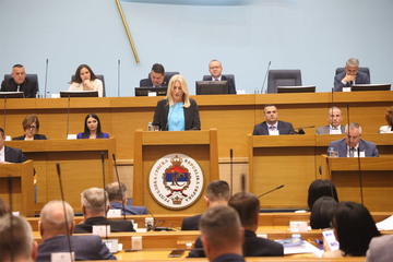 Narodna skupština RS podržala veto Cvijanovićeve