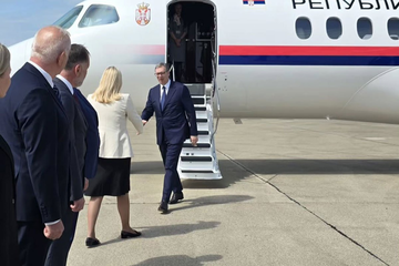 Vučić stigao u Banjaluku, dočekala ga Željka Cvijanović