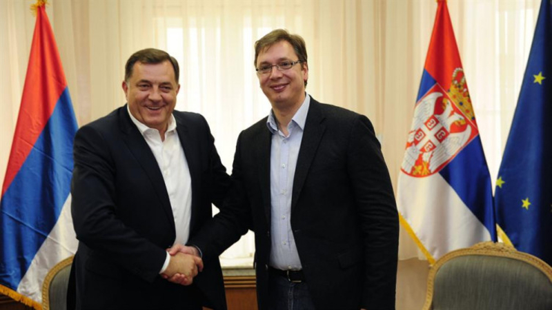 Dodik: Podrška Vučiću, stabilnoj i ekonomski moćnoj Srbiji