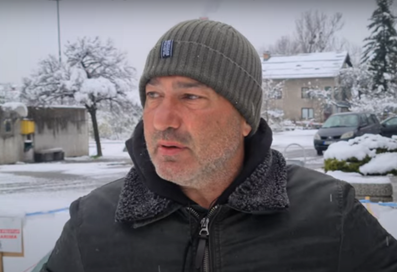 "Nema više nazad, ovo je prelomni trenutak" Davora Dragičevića ispred Tužilaštva BiH neće otjerati ni snijeg, ni minusi