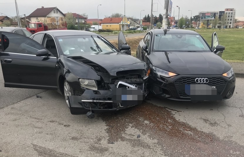 Dva skupocjena audija sudarila se u Bijeljini