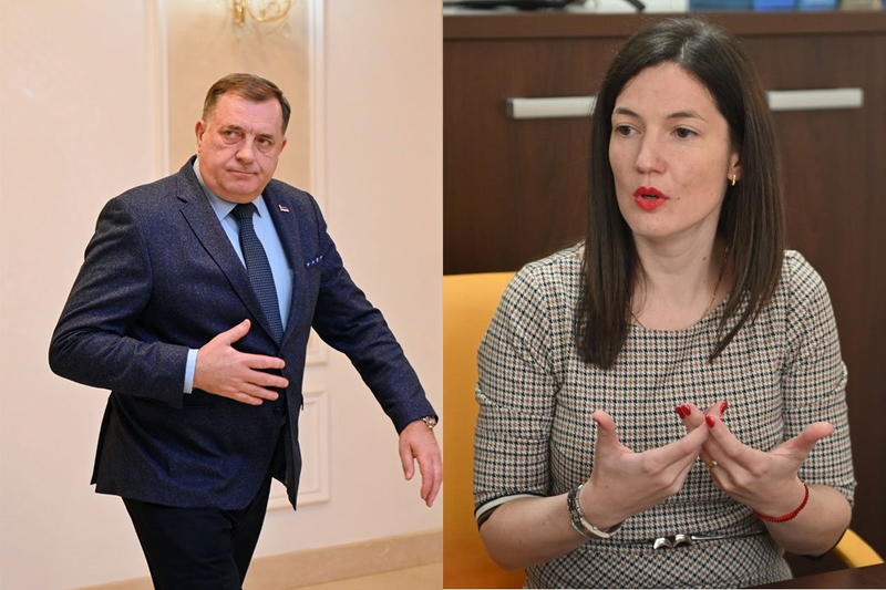 Novi verbalni obračun Dodika i Trivićeve: "Nije izdržala nijedan dan"